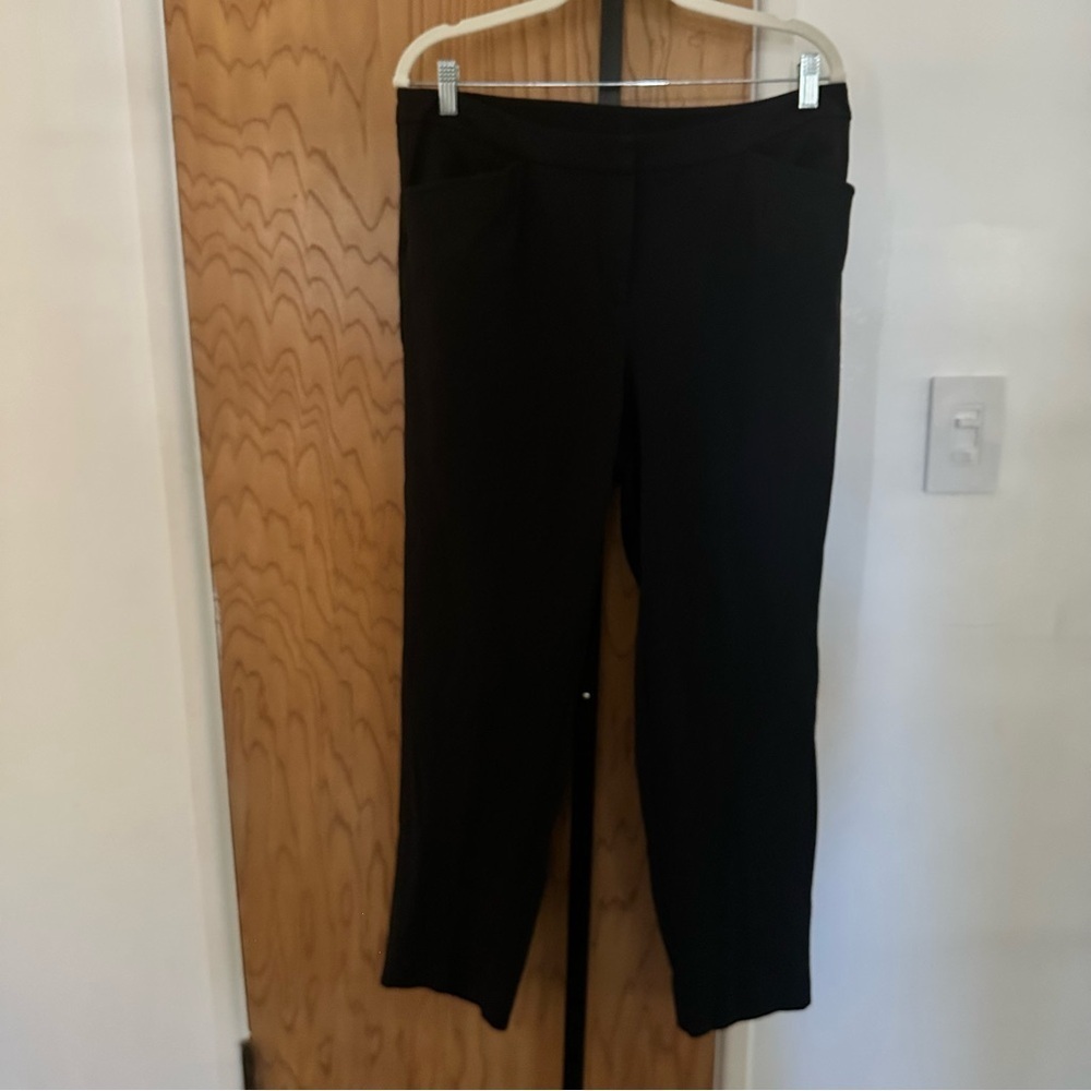 Nina Mclemore Elegant Black Cropped Women's Pants size 12